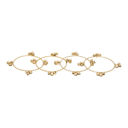 Antique Gold Plated Ghungroo Design Bangle For Women (SJ_3590_G)