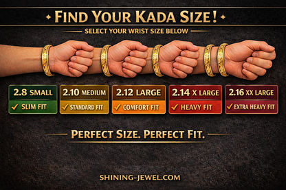 Traditional Indian Two Tone Black And Gold Plated Punjabi Sikh Brass Kada for Men - (SJ_3586)
