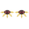 Gold Plated Fashionable Statement Stud Earrings (MD_03)