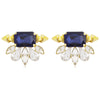 Gold Plated Fashionable Statement Stud Earrings (MD_07)