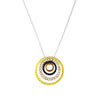 Sterling Silver Plated American Diamond Bvlgari Ring Pendant For Girls, Teens & Women (MD_2014)