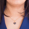 22K Gold Plated Valentine Romantic Heart Pendant Necklace for Girls, Teens & Women (MD_2045)