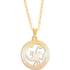 Gold Plated Delicate Stylish and Latest Zodiac Sun Sign Rashi Pendants Necklace for Women & Girls - SCORPIO