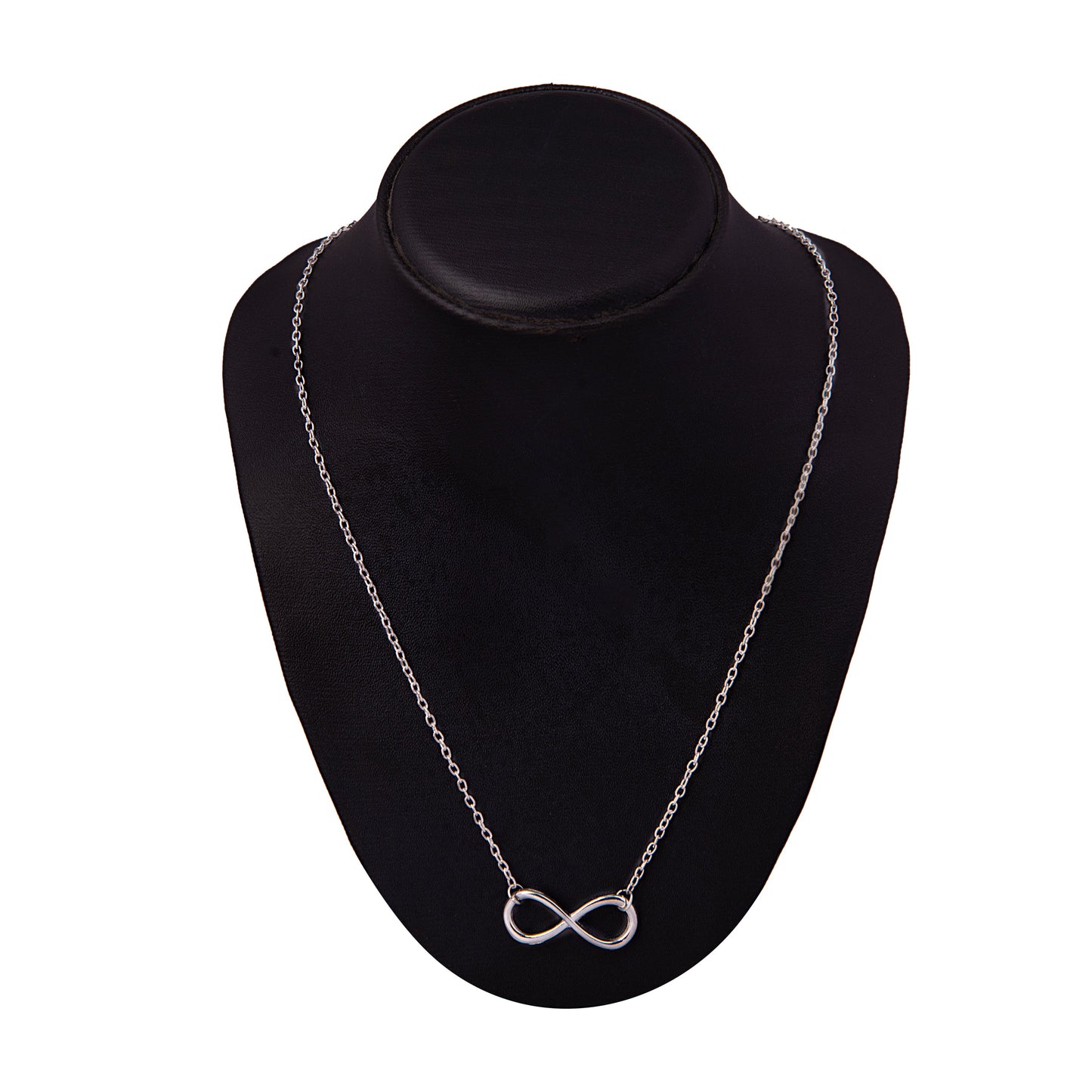 Silver Plated Stylish Designer and Delicate Infinity Necklace Pendant For Girls, Teens & Women (MD_2097)