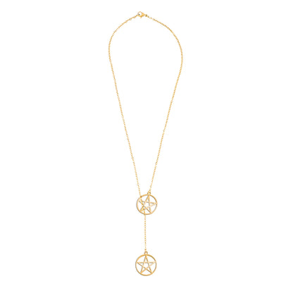 Gold Plated Stylish Designer Adjustable and Delicate Contemporary Geometric Pendent For Girls, Teens & Women (MD_2121)