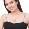 Gold Plated Stylish Designer Adjustable and Delicate Contemporary Geometric Pendent For Girls, Teens & Women (MD_2121)