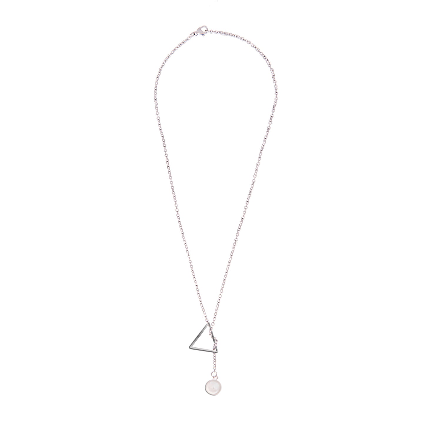 Silver Plated Stylish Designer Adjustable and Delicate Contemporary Geometric Pendent For Girls, Teens & Women (MD_2126)