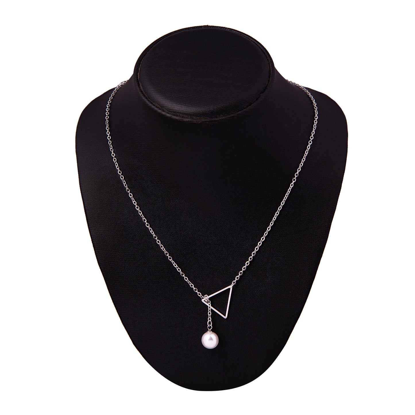 Silver Plated Stylish Designer Adjustable and Delicate Contemporary Geometric Pendent For Girls, Teens & Women (MD_2126)