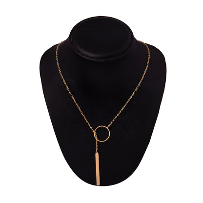 Gold Plated Stylish Designer Adjustable and Delicate Contemporary Geometric Pendent For Girls, Teens & Women (MD_2127)