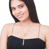 Gold Plated Stylish Designer Adjustable and Delicate Contemporary Geometric Pendent For Girls, Teens & Women (MD_2127)