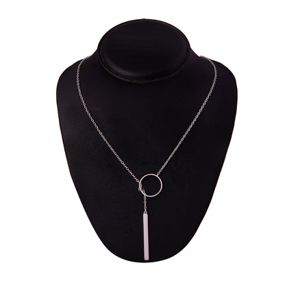 Silver Plated Stylish Designer Adjustable and Delicate Contemporary Geometric Pendent For Girls, Teens & Women (MD_2128)