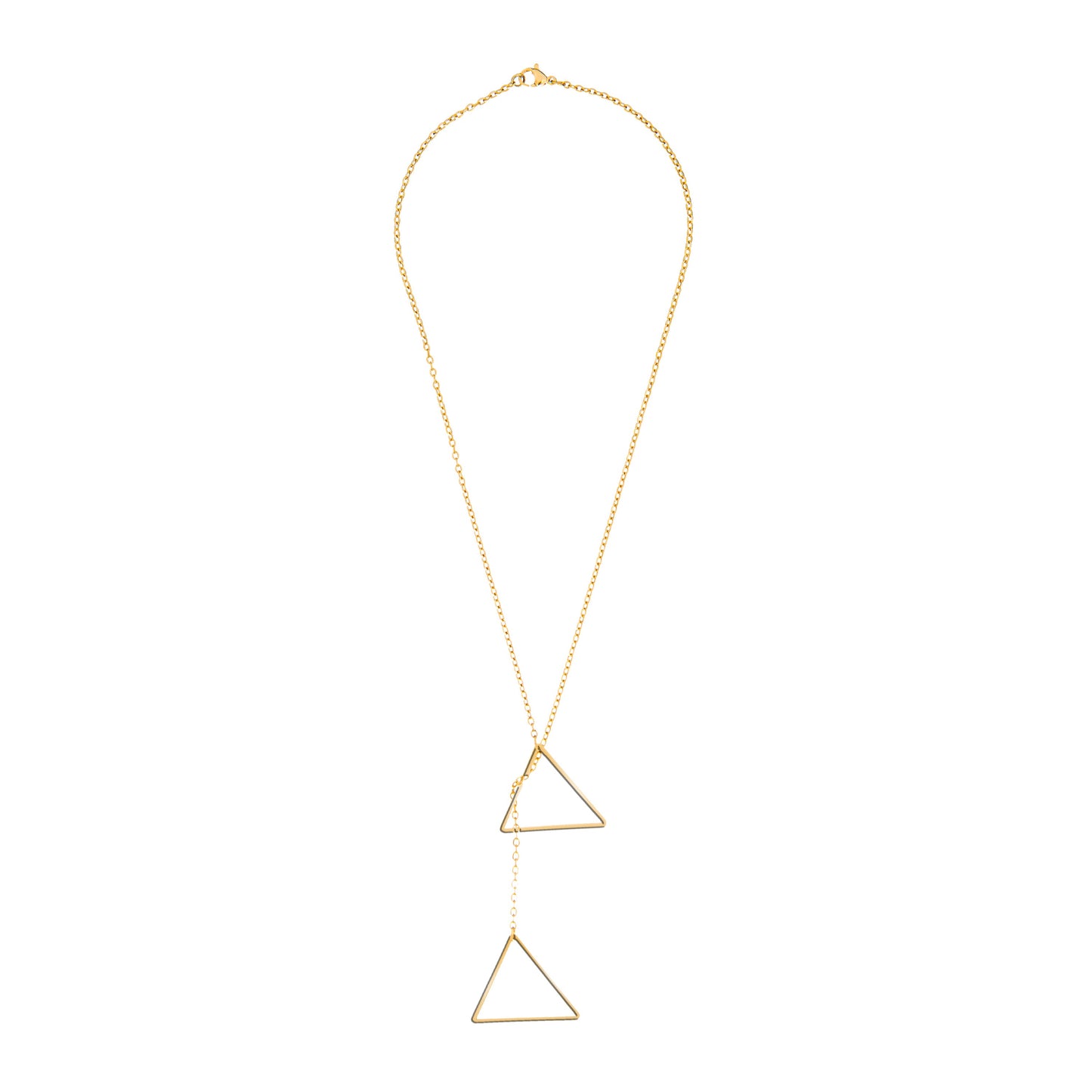 Gold Plated Stylish Designer Adjustable and Delicate Contemporary Geometric Pendent For Girls, Teens & Women (MD_2129)