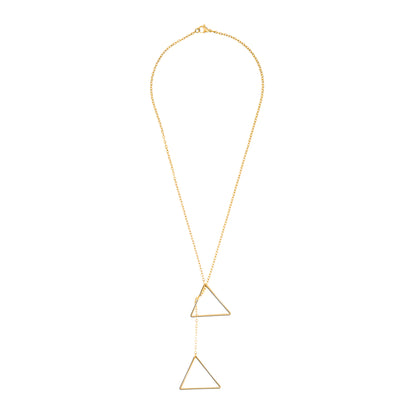 Gold Plated Stylish Designer Adjustable and Delicate Contemporary Geometric Pendent For Girls, Teens & Women (MD_2129)