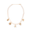 Gold Plated Stylish Designer Adjustable and Delicate Pearl Necklace with Charms For Girls, Teens & Women (MD_2135)