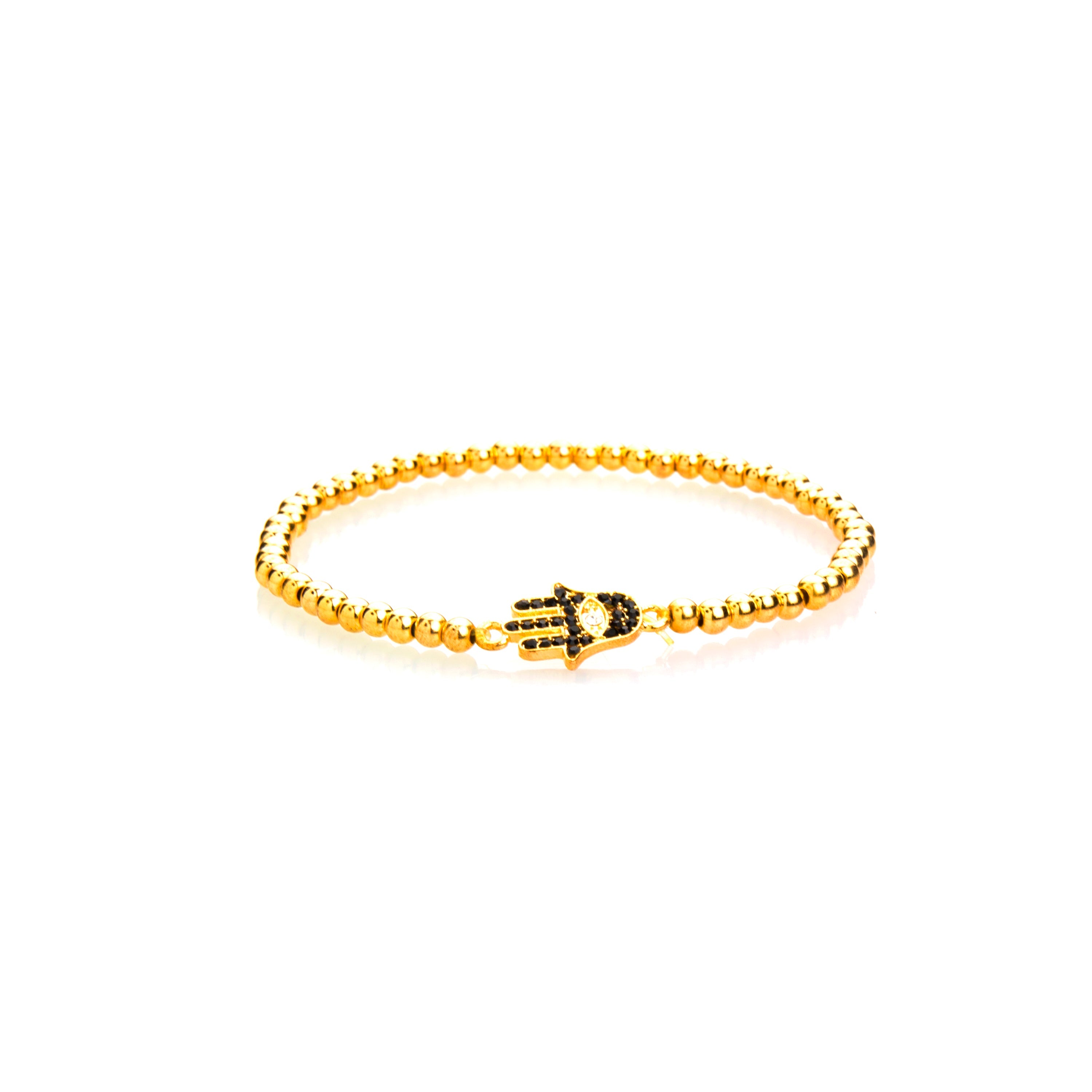 22k Gold Beads Charm Bracelet  Raj Jewels