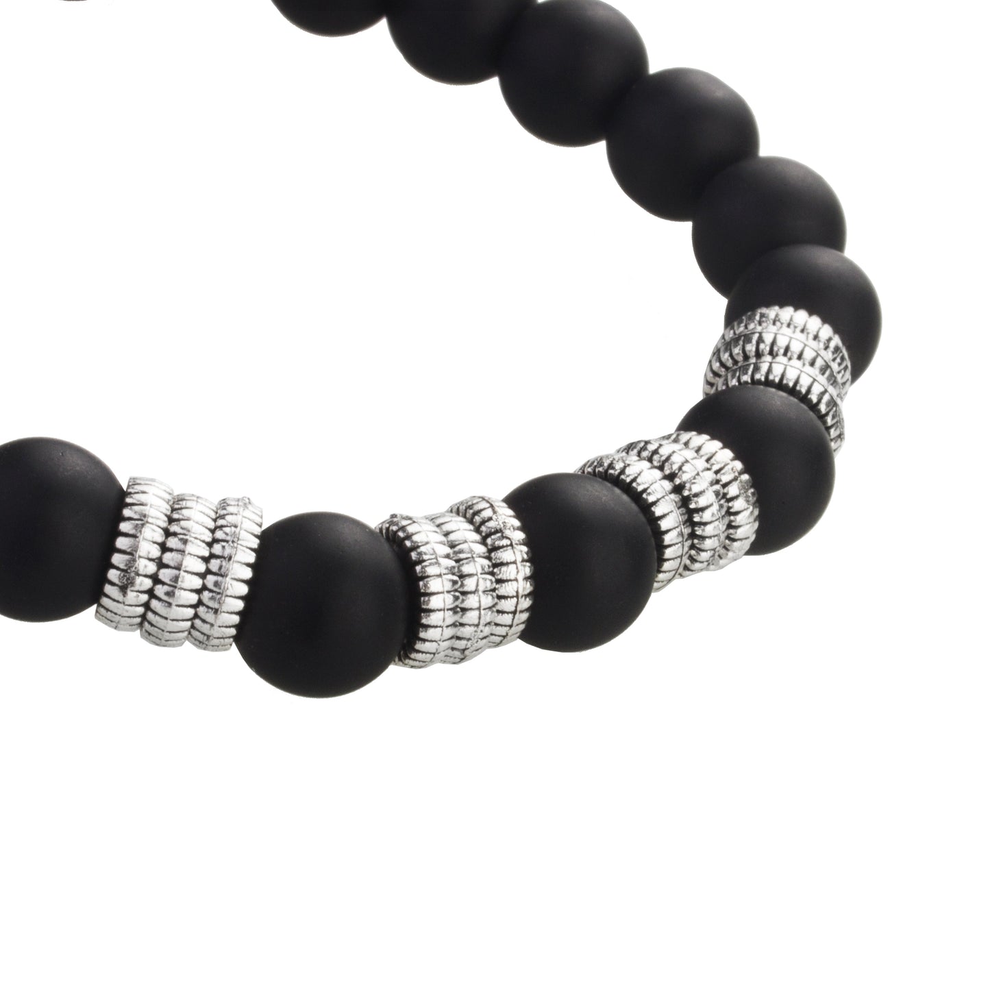 Lava Stone Natural Beads Bracelet For Men/Women/Boys/Girls (MD_3116)