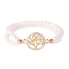 CZ Studded Gold Plated Designer Stylish and Latest Tree of Life Charm Pearl Bracelet for Girls & Women (MD_3219_G)
