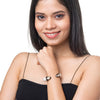 Designer Stylish Latest Leather Serpent Wraparound Layered White Bracelet for Women MD_3264 (W)