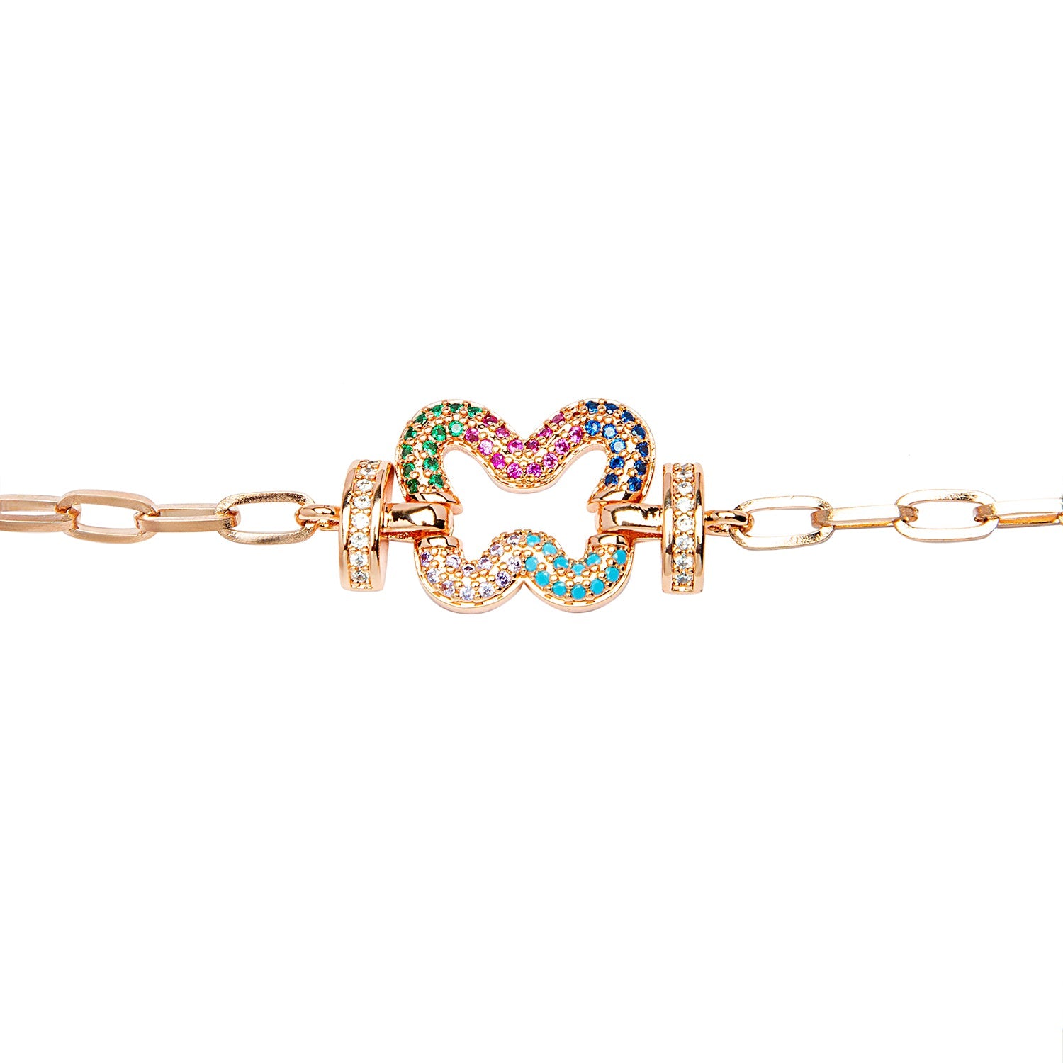 Rose Gold Beautiful Butterfly Bracelet for Girl and Women