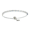 CZ Studded Silver Plated Designer Stylish and Latest Multicolour Adjustable Tennis Bracelet for Girls & Women (MD_3271_S)