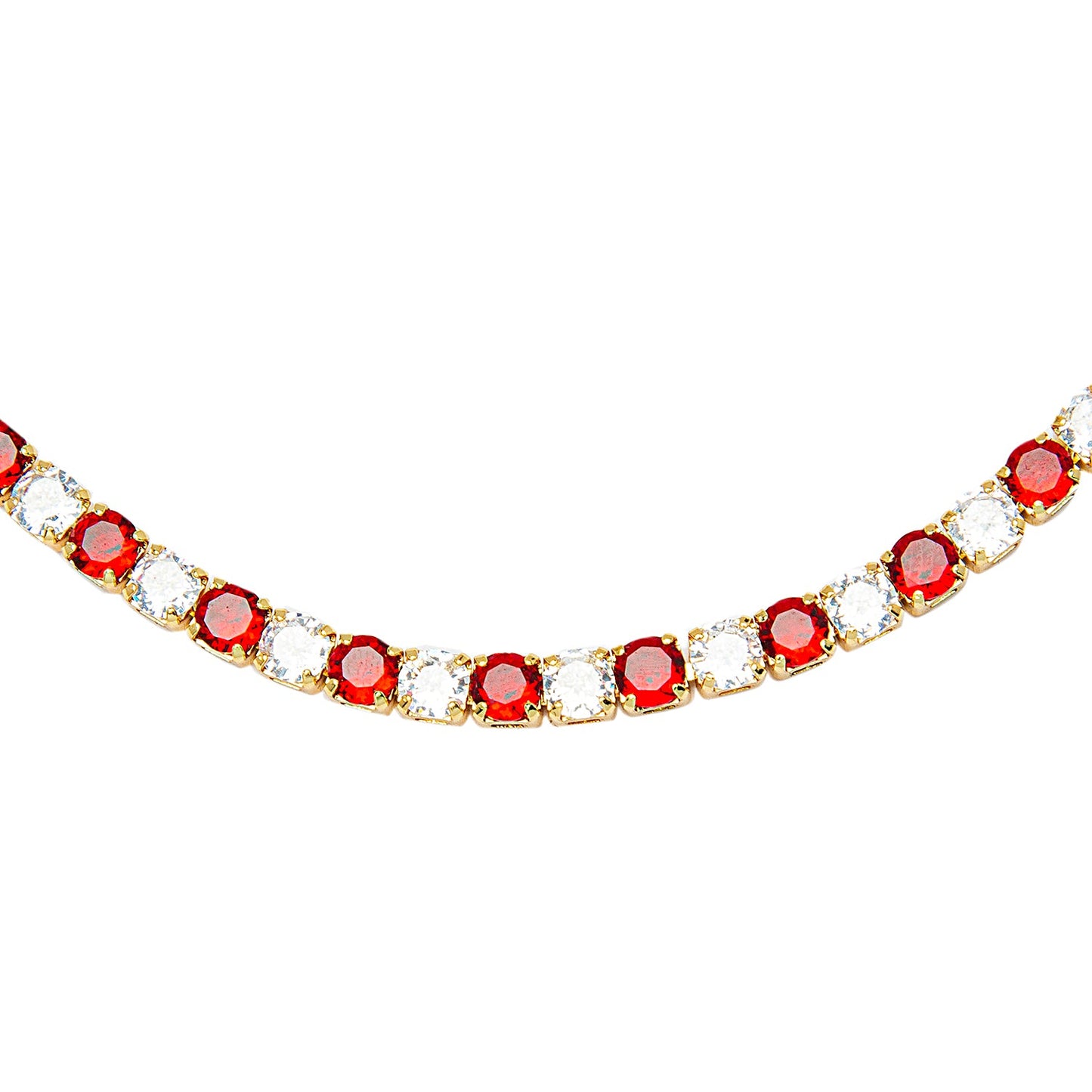 CZ Studded Gold Plated Designer Stylish and Latest Multicolour Adjustable Tennis Bracelet for Girls & Women (MD_3273_G)