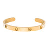 Gold Plated  (Unisex) Valentine Special Half-Round Lovers Bangle Bracelet for Women and Boys MD_3281_G