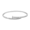 Valentine Special Lovers Bangle Bracelet for Women (Pack of 3) (Rose Gold, Gold, Silver) Plated MD_3283