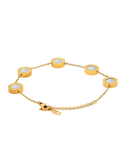 Gold Plated Designer Bracelet For Girls, Teens & Women MD_3284_G