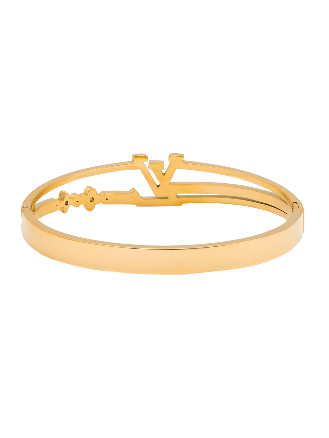 Louis Vuitton Costume Gold Plated Charm Bracelet