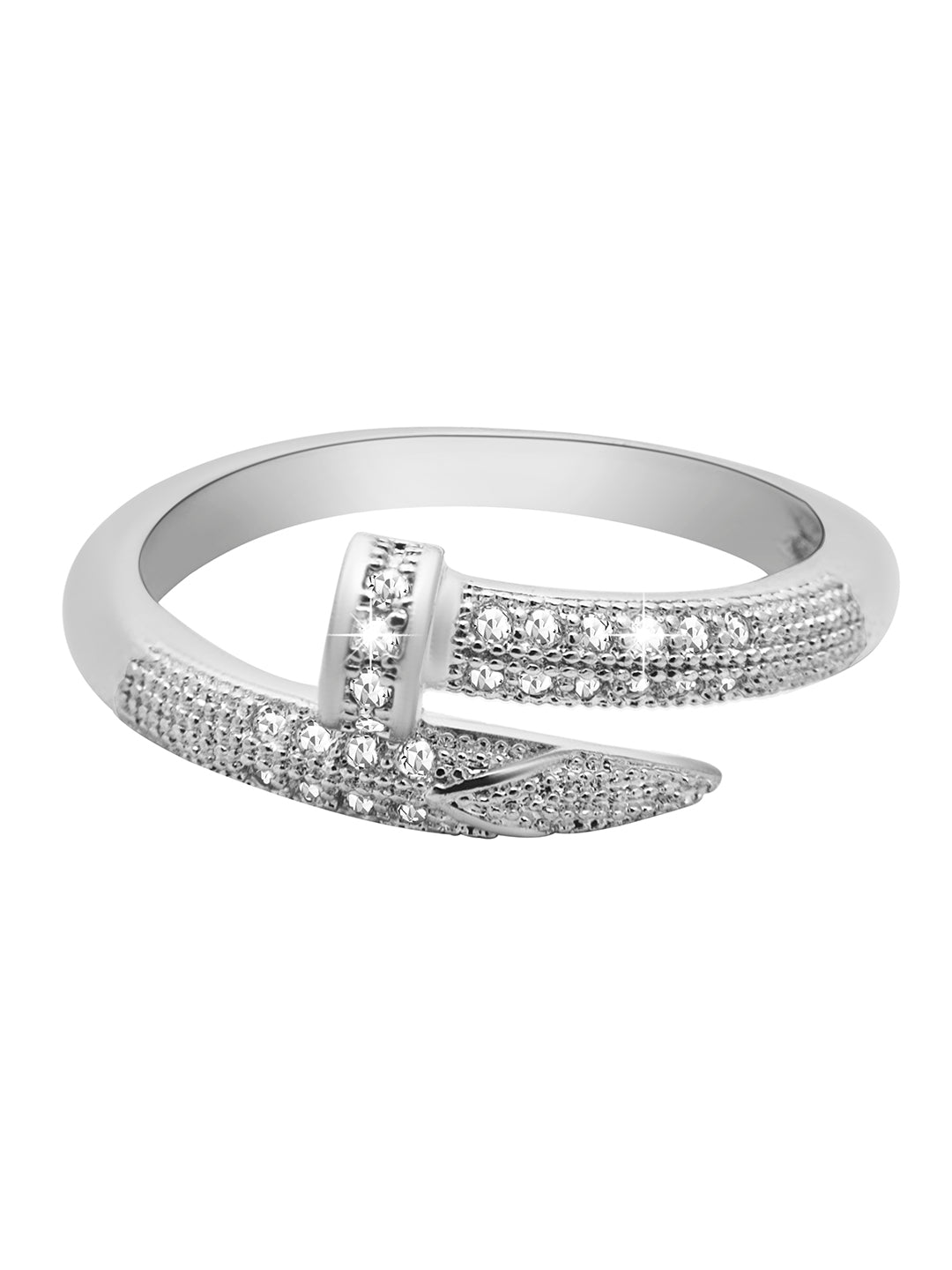 CRN4765400 - Clash de Cartier ring Diamonds - Pink gold, diamonds - Cartier