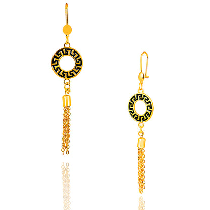 Gold Plated Designer Tassel Earring For Girls, Teens & Women (MD_54)