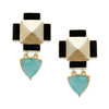 Semi Precious look Gemstone Fancy Latest & Designer Stud Earrings for Women (MD_68)