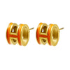 MOONDUST Gold Plated Latest Design Stud Earrings for Women (MD_90_O)