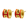 MOONDUST Gold Plated Latest Design Stud Earrings for Women (MD_90_R)