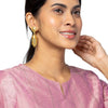 Shining Jewel Traditional Indian Gold Plated Chandelier Layered Jhumka Earring for Women (SJE_16)