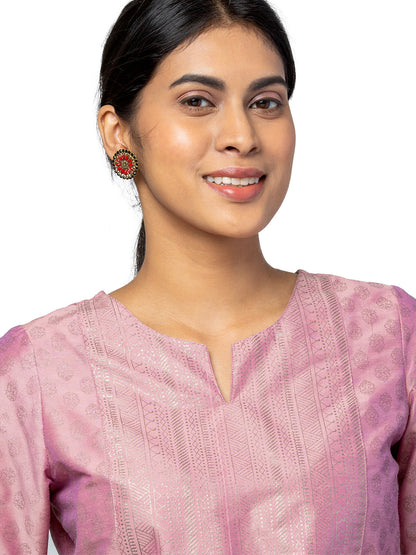 Shining Jewel Gold Plated Meenakari CZ, LCT Crystals Stud Earrings for Women (SJE_21_BR)