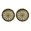 Shining Jewel Gold Plated Meenakari CZ, LCT Crystals Stud Earrings for Women (SJE_21_BW)