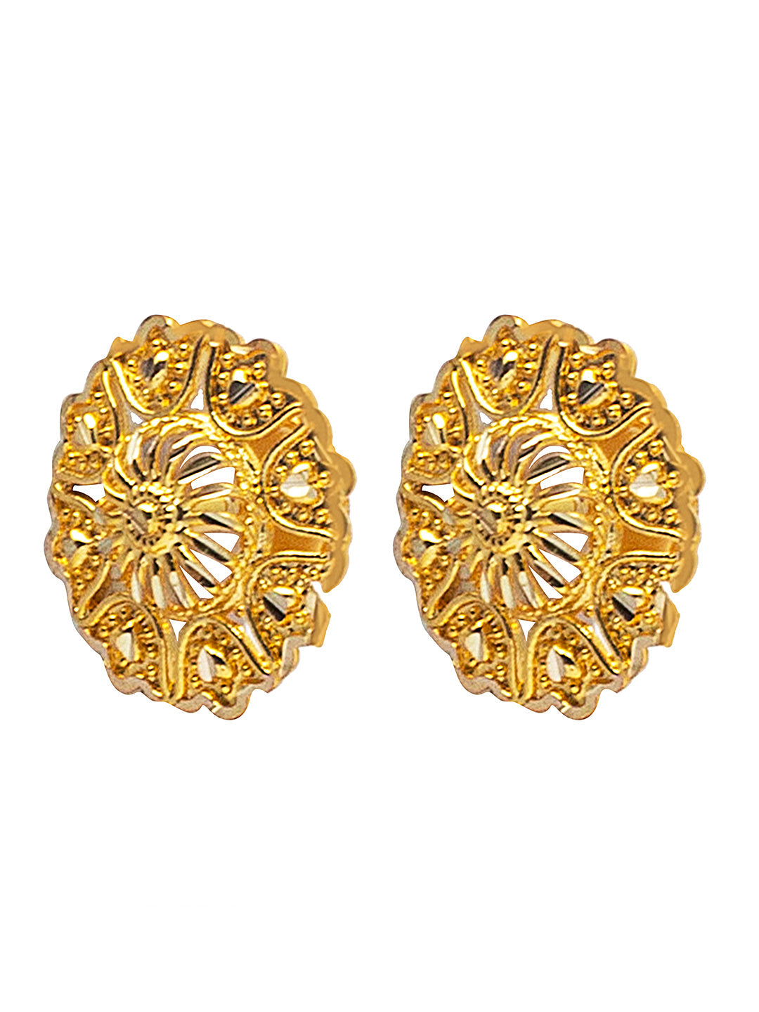 Shining Jewel Traditional Indian Gold Plated Small Size Stud Earring for Women (SJE_29)