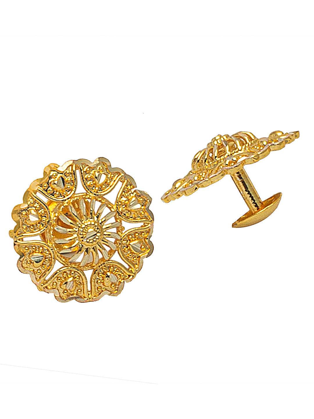 Shining Jewel Traditional Indian Gold Plated Small Size Stud Earring for Women (SJE_29)