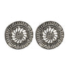 Shining Jewel Traditional Indian Antique Silver Oxidized Stylish Stud Earrings for Women & Girls (SJE_32)