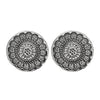 Shining Jewel Traditional Indian Antique Silver Oxidized Stylish Stud Earrings for Women & Girls (SJE_33)