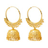 Traditional Gold Plated Medium Size Classic Design Jhumki Earrings for Women (SJE_36)