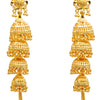 4 Layered Traditional Gold 24K Designer Jhumka Earrings (SJE_93)
