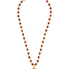 Shining Jewel Gold Plated Shivaji Maharaj Rudraksha Pendant Locket for Men (SJN_109_R)