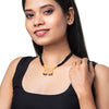 Shining Jewel Gold Plated Handcrafted Traditional Double Vati Bridal Mangalsutra Thushi Necklace For Women (SJN_10)