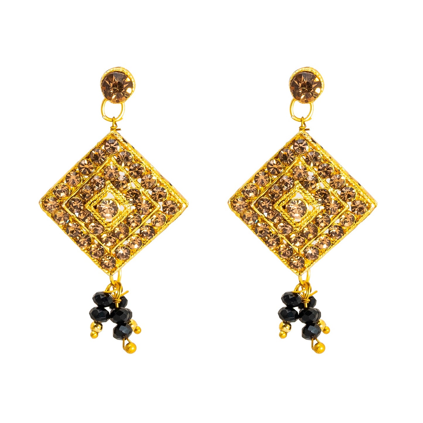 Shining Jewel Gold Plated Kundan Pearl Choker Bridal Necklace Combo Jewellery Set with Maang Tikka and Earrings for Women (SJN_156_BK)