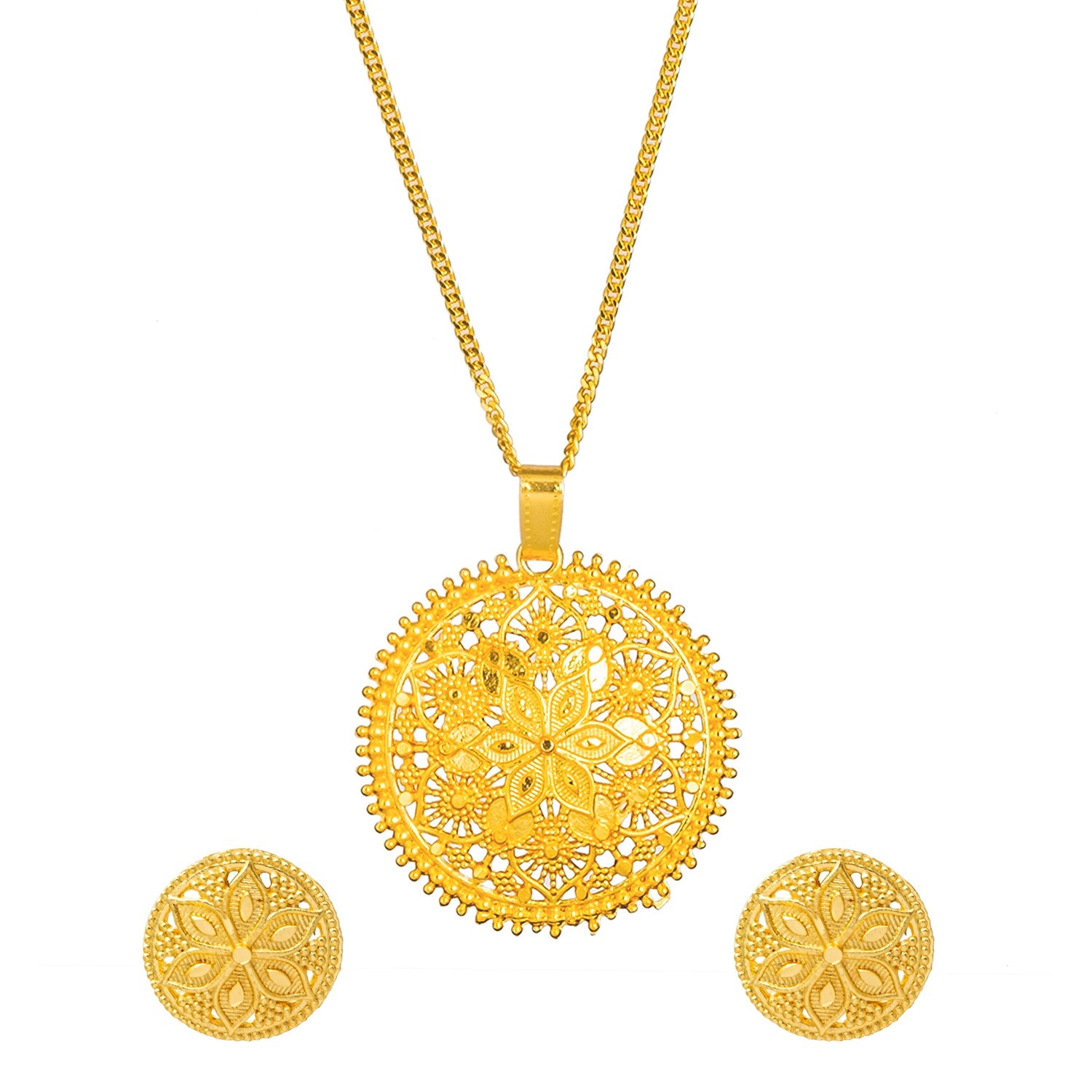 Large Circle Necklace - Available in Sterling Silver and 14k Gold Fill –  Austin Down to Earth