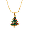 Latest christmas tree Design Pendant Necklace for Women (SJN_207_CT)