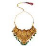 Gold Plated Traditional Indian Kundan,CZ, AD,Studded Choker Jewellery/Jewelry Necklace Set For Women (SJN_213)