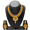 Shining Jewel Handcrafted Antique Gold Plated Jewellery Necklace set With Matching Earring For Women (SJN_90)